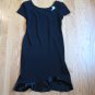 S.L. FASHIONS SIZE 4 P BLACK MUSIC RECITAL PERFORMANCE OR PARTY DRESS SHORT SLEEVE EVENING WEAR