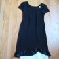 S.L. FASHIONS SIZE 4 P BLACK MUSIC RECITAL PERFORMANCE OR PARTY DRESS SHORT SLEEVE EVENING WEAR