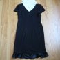 S.L. FASHIONS SIZE 4 P BLACK MUSIC RECITAL PERFORMANCE OR PARTY DRESS SHORT SLEEVE EVENING WEAR