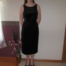 UP FRONT ADULT SIZE M 8 - 10 BLACK MUSIC RECITAL PERFORMANCE OR PARTY DRESS SLEEVELESS EVENING WEAR
