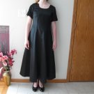 HARMONY ADULT SIZE M 10 BLACK MUSIC RECITAL PERFORMANCE OR PARTY DRESS SHORT SLEEVE EVENING WEAR