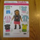 SIMPLICITY 1902 American Girl 18" Doll clothes sewing pattern NEW