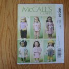 McCall's 6526 American Girl 18" Doll clothes pattern NEW MODERN SPRING OUTFITS