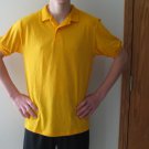 HANES UNISEX SIZE ADULT SMALL (34 - 36) YELLOW GOLD POLO /  GOLF SHIRT NEW with tag