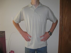 JERZEES UNISEX SIZE ADULT SMALL LIGHT TAN (PUTTY) POLO / GOLF SHIRT WITH FRONT POCKET NEW with tag