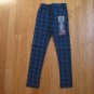 BASIC IMAGE GIRL'S SIZE 6 6X CLASSIC LEGGING GREEN NAVY BLUE & RED PLAID NEW WITH TAG