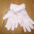 CIRCO PINK GLOVES GIRL'S SIZE 7 - 14 FLEECE WITH CUFF AND BEAD TRIM NEW WITH TAG
