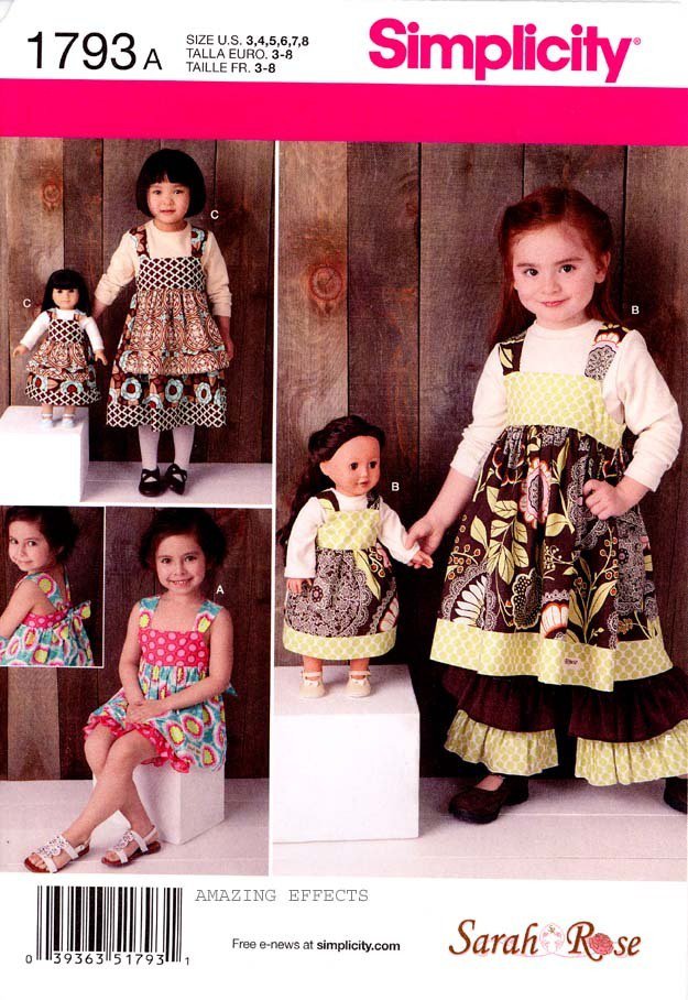 18 inch doll clothes matching outfit