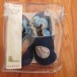 GEORGE BOY'S SIZE 2 T (3-6mo.) SHOES GENUINE LEATHER SOFT SOLE BLUE W/ BASEBALL APPLIQUE NEW IN PKG.