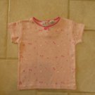 TKS BASICS GIRLS SIZE 4 T-SHIRT PINK, WHITE & MINT FLORAL SPRIING SUMMER NEW WITH TAG SEARS