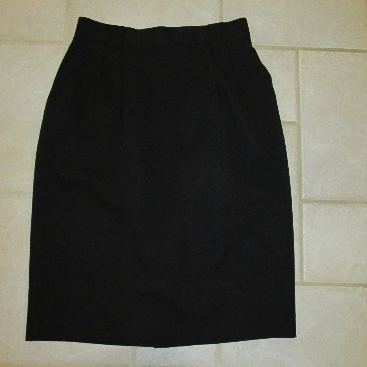 LIZ BAKER ESSENTIALS WOMEN'S SIZE 14 BLACK SKIRT CLASSIC PLEATED ...