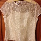 Talbots Silk Sheer Ivory Top and Cami