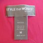 STYLE THAT WORKS BY VANITY WOMEN'S SIZE M SKIRT FUCHSIA STRETCH W/ WIDE BLACK BELT HIGH WAIST OFFICE