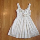 SPEECHLESS WOMEN'S JUNIOR'S SIZE 3 DRESS IVORY FORMAL PROM BROCADE EASTER PARTY
