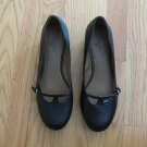 FADED GLORY WOMEN'S SIZE 8 1/2 SHOES BLACK LEATHER NEW W TAG