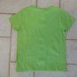 HANES & TKS BASICS GIRL'S SIZE 4/5 T-SHIRT & CLASSIC LEGGING LIME & AQUA PLAID 2 PIECE SET NWT