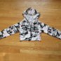 MIND GAMES WOMEN'S SIZE S SHRUG PINK CAMOUFLAGE CARDIGAN SWEATER CROPPED HOODIE JACKET LONG SLEEVE