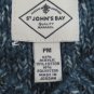 ST. JOHN'S BAY WOMEN'S SIZE P M SWEATER TEAL SAXONY BLUE MARBLED V NECK LONG RAGLAN SLEEVE NWT
