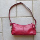 NINE & CO. WOMEN'S, JUNIOR'S HAND BAG SMALL SIZE FAUX RED LEATHER PURSE CHRISTMAS PARTY