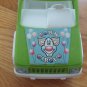 BUDDY L TOWN CIRCUS SUV, TRAILER & ELEPHANT SET 2000 GREEN, WHITE & BLACK PLASTIC