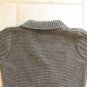 IT'S OUR TIME WOMEN'S JUNIOR'S SIZE M SWEATER GRAY GREY CABLE V NECK LONG TOP SHORT SLEEVE