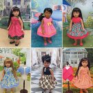 SIMPLICITY 1220 AMERICAN GIRL 18" DOLL CLOTHES PATTERN MODERN SPRING SUMMER DRESS, APRON NEW