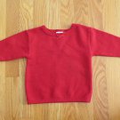SPENCERS GIRL'S SIZE 12 mo. TOP RED LONG SLEEVE SWEATSHIRT CHRISTMAS HOLIDAY PARTY