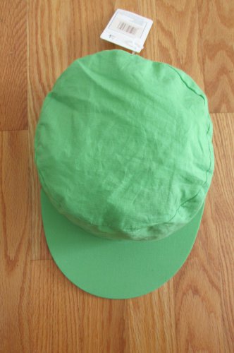 HIRSCHBERG SHUTZ ADULT SIZE 24 INCH CIRCUFERENCE LIME GREEN PAINTER'S CAP  HAT UNISEX BOYS GIRLS