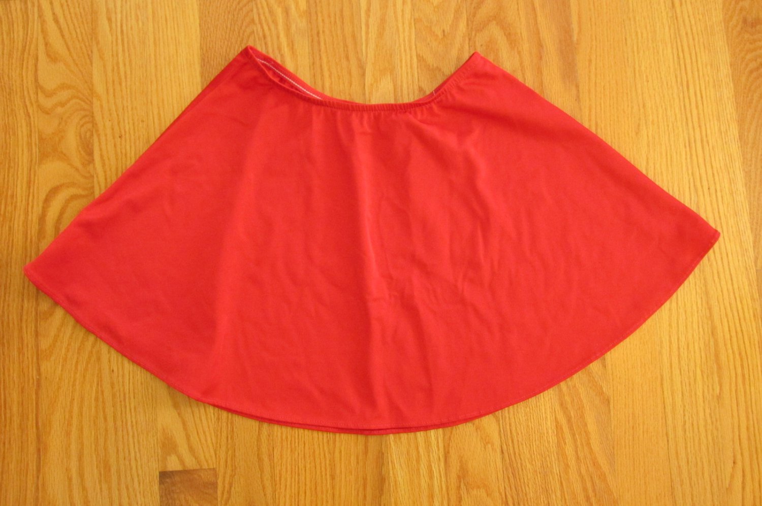 LAND'S END WOMEN'S SIZE S SWIM SKIRT RED GYMNASTICS DANCE ICE SKATING