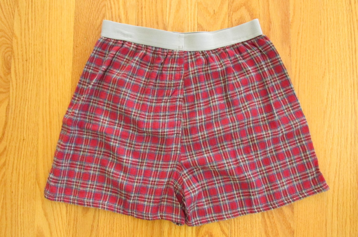 BASIC EQUIPMENT BOY'S SIZE L BOXER SHORTS 3 PAIR RED, BLUE PLAID ...