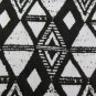 NO BOUNDARIES WOMEN'S JUNIOR'S SIZE S (3 / 5) T-SHIRT BLACK & WHITE AZTEC CROP TOP NWT