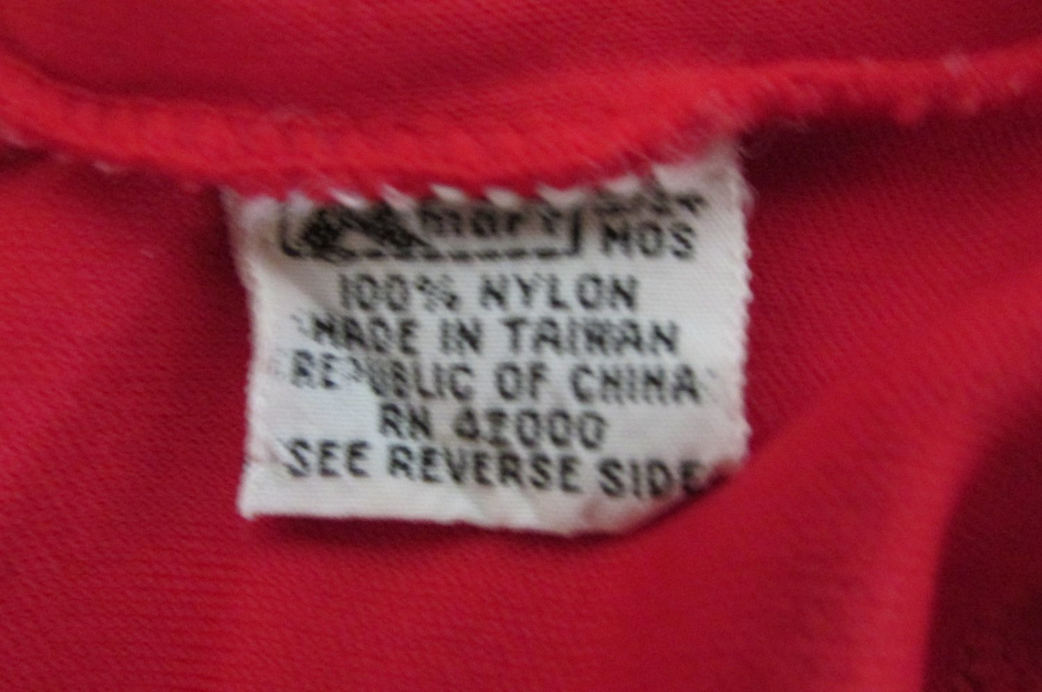 KMART BOY'S SIZE 12 / 24 mo. SWIM SUIT BRIEFS RED BOTTOMS VINTAGE WEAR