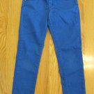JUSTICE PREMIUM GIRL'S SIZE 8 1/2 JEANS ROYAL BLUE SUPER SKINNY STRETCH DENIM SIMPLY LOW