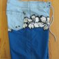 MOSSIMO MEN'S SIZE 30 SHORTS BLUE, WHITE & NAVY HAWAIIAN FLORAL SWIM TRUNKS BOARD NWOT