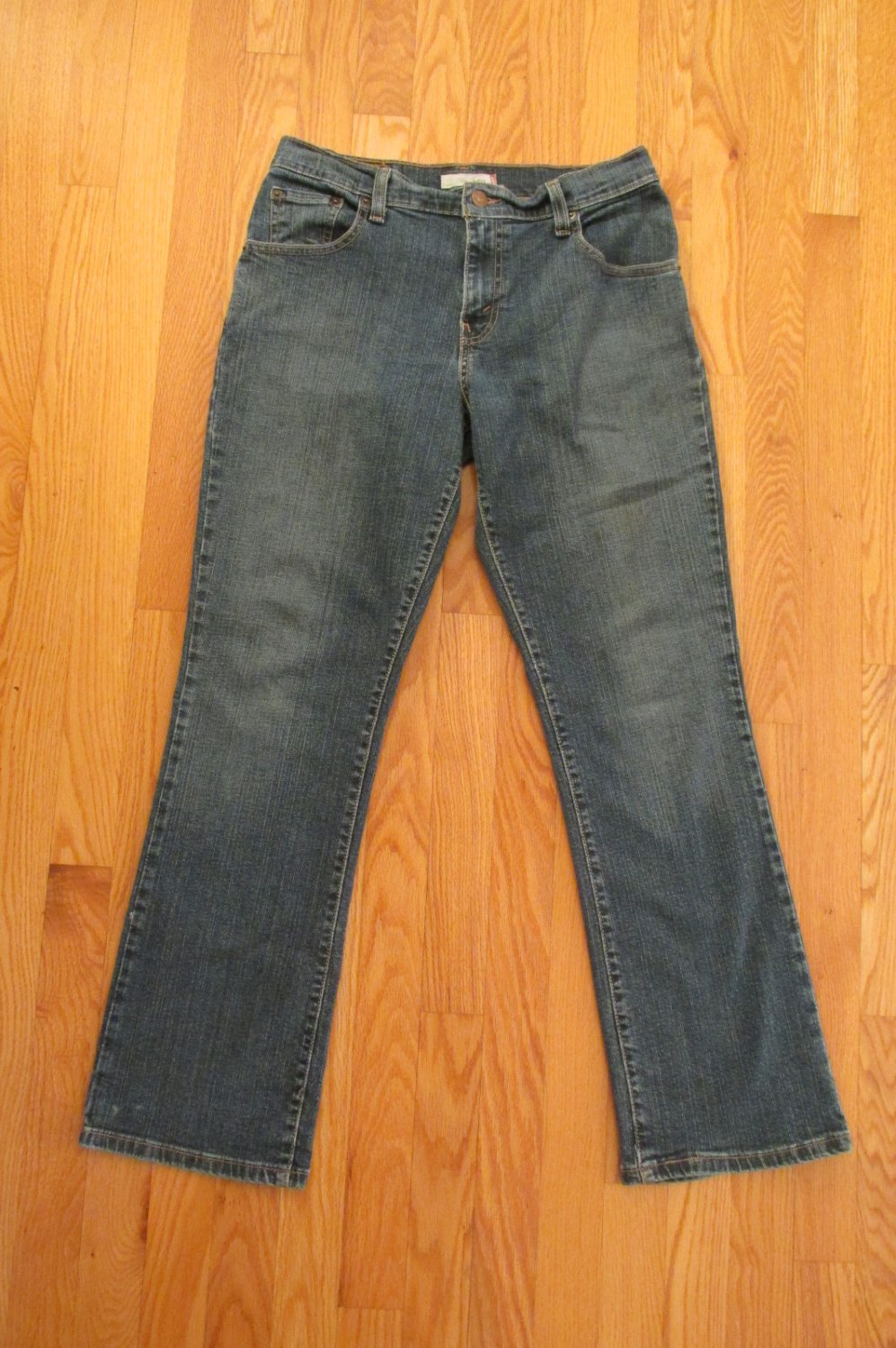 LEVI'S 550 WOMEN'S SIZE 6 S JEANS MED. BLUE DENIM RELAXED BOOT CUT ...