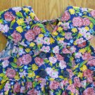 YOUNGHEARTS GIRL'S SIZE 6 DRESS BLUE, YELLOW, & PINK FLORAL EASTER CHURCH SUN