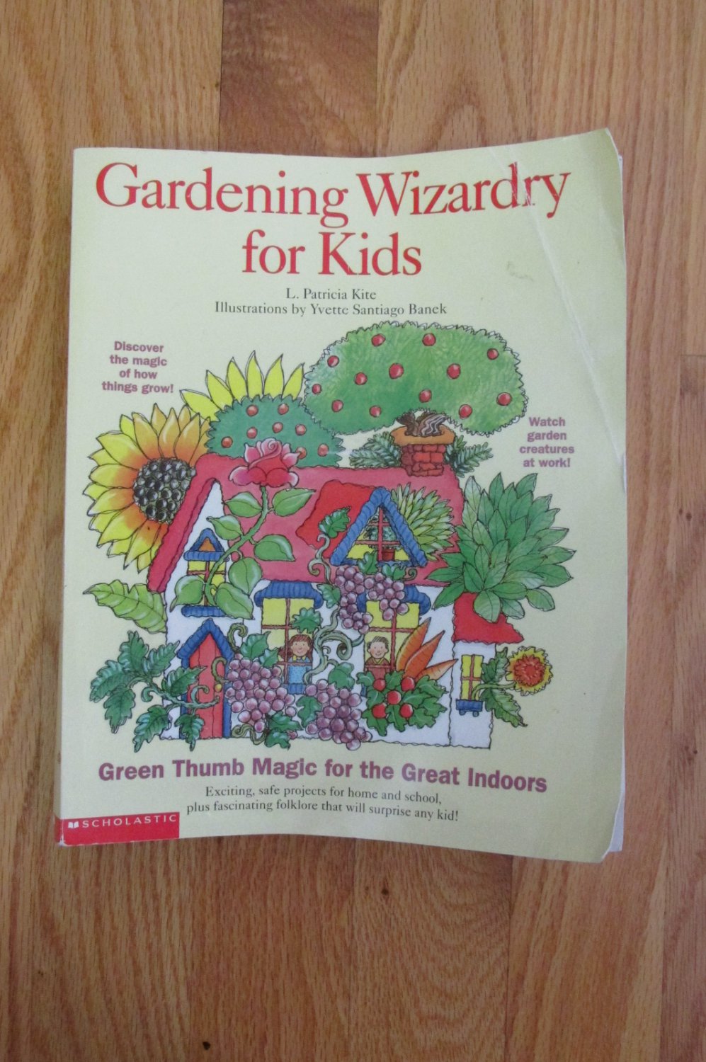 GARDEN WIZARDRY FOR KIDS PAPERBACK BOOK HOMESCHOOL ISBN # 0-439-27612-8
