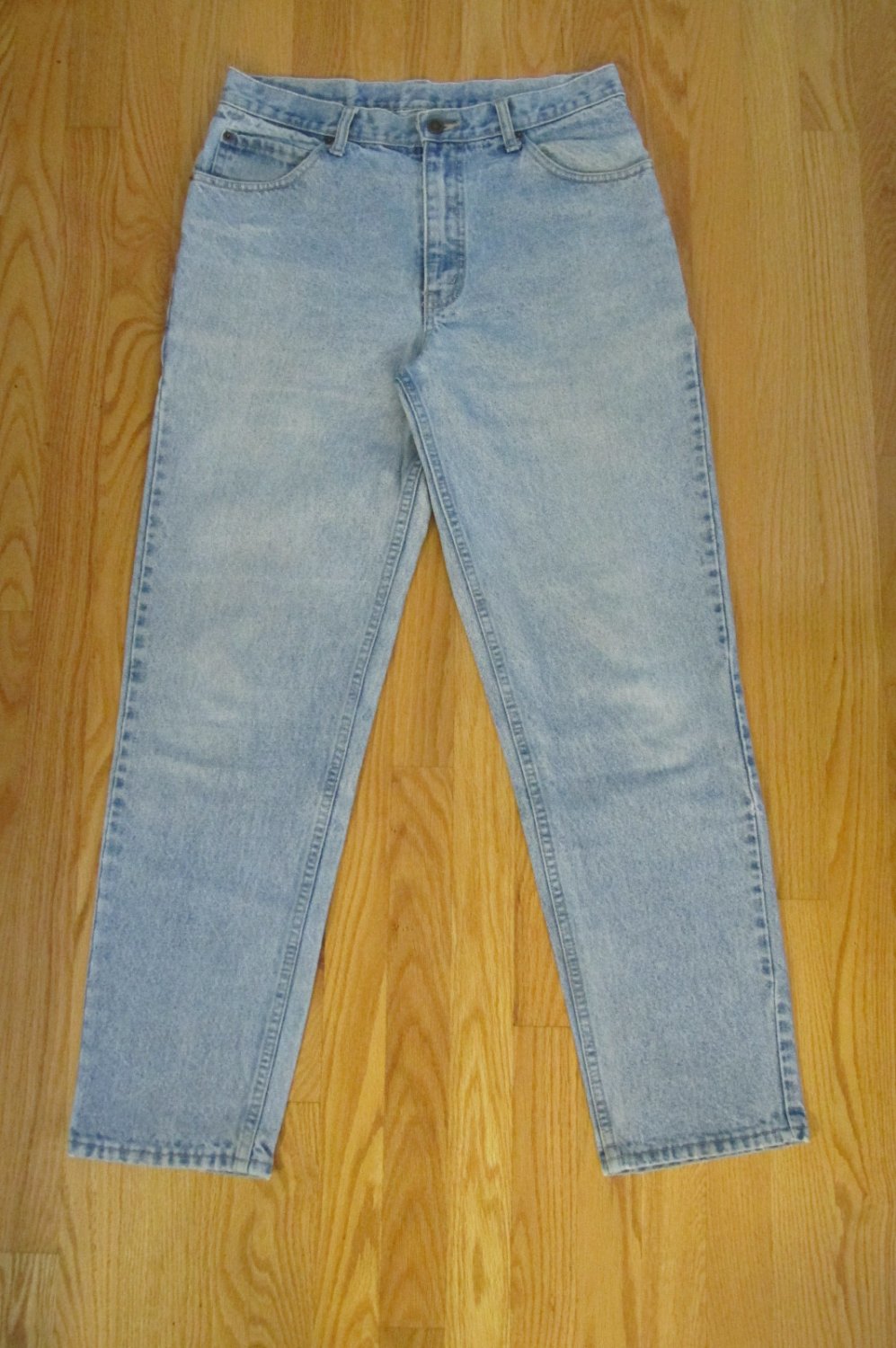 BRITTANIA MEN'S SIZE 32 X 30 JEANS LT BLUE STONE WASHED TAPERED LEG ...