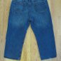 THE FOUNDRY SUPPLY CO. MEN'S SIZE 45 X 27 JEANS MEDIUM BLUE DENIM STRAIGHT WIDE LEG