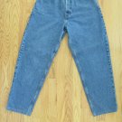 EDDIE BAUER WOMEN'S SIZE 10 SH JEANS MEDIUM BLUE STONE WASHED DENIM LOOSE FIT MOM