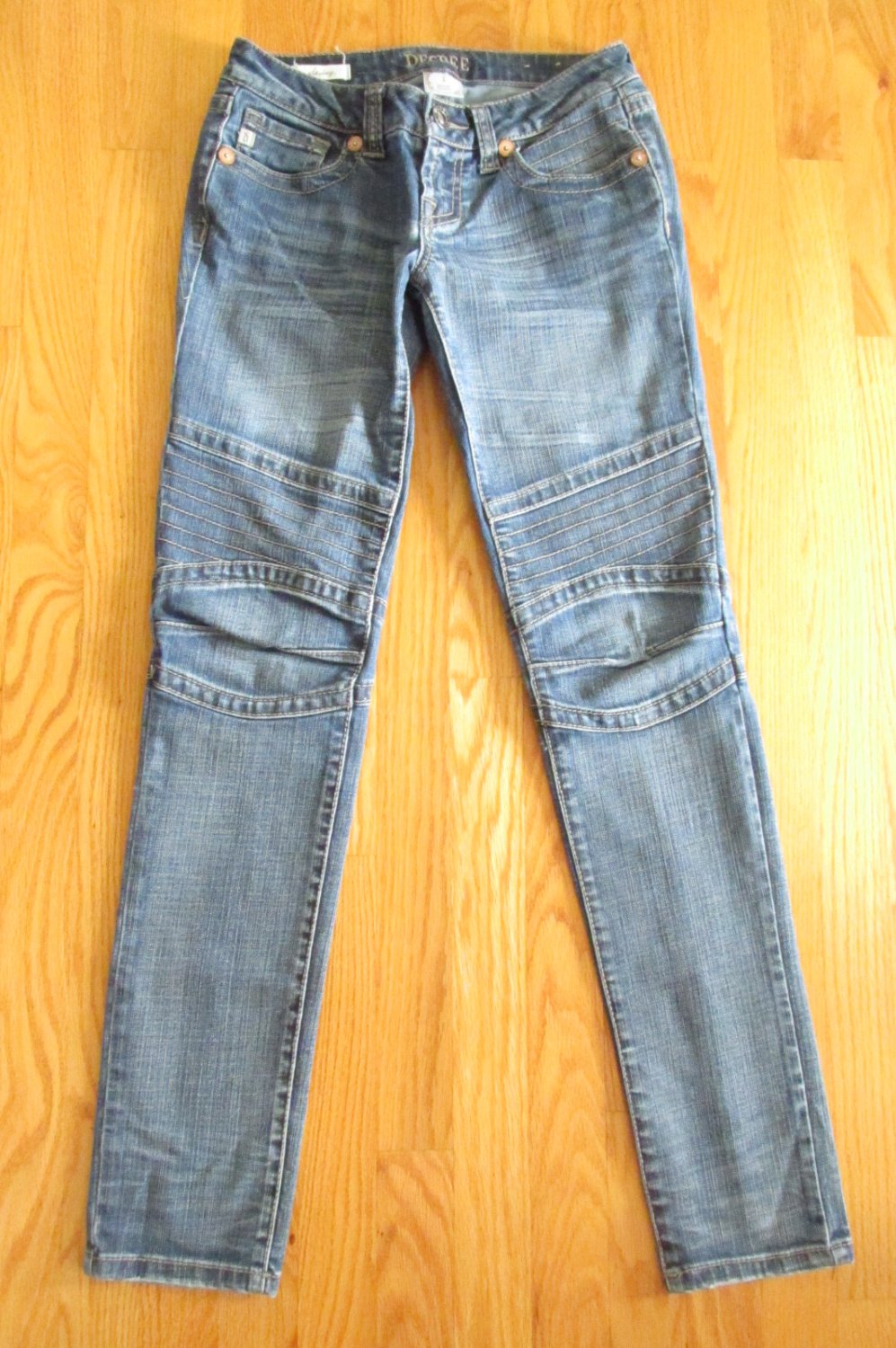 denim decree JEANS MED BLUE WOMEN'S ASIAN DENIM SUPER DECREE SIZE 1