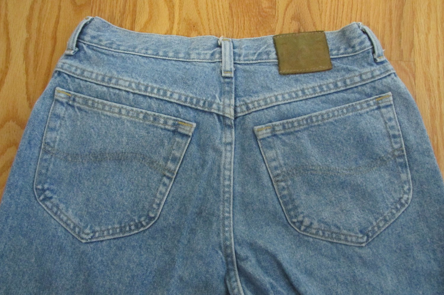 LEE 1889 MEN'S SIZE 29 X 29 1/2 JEANS LIGHT BLUE STONE WASHED 80'S ...