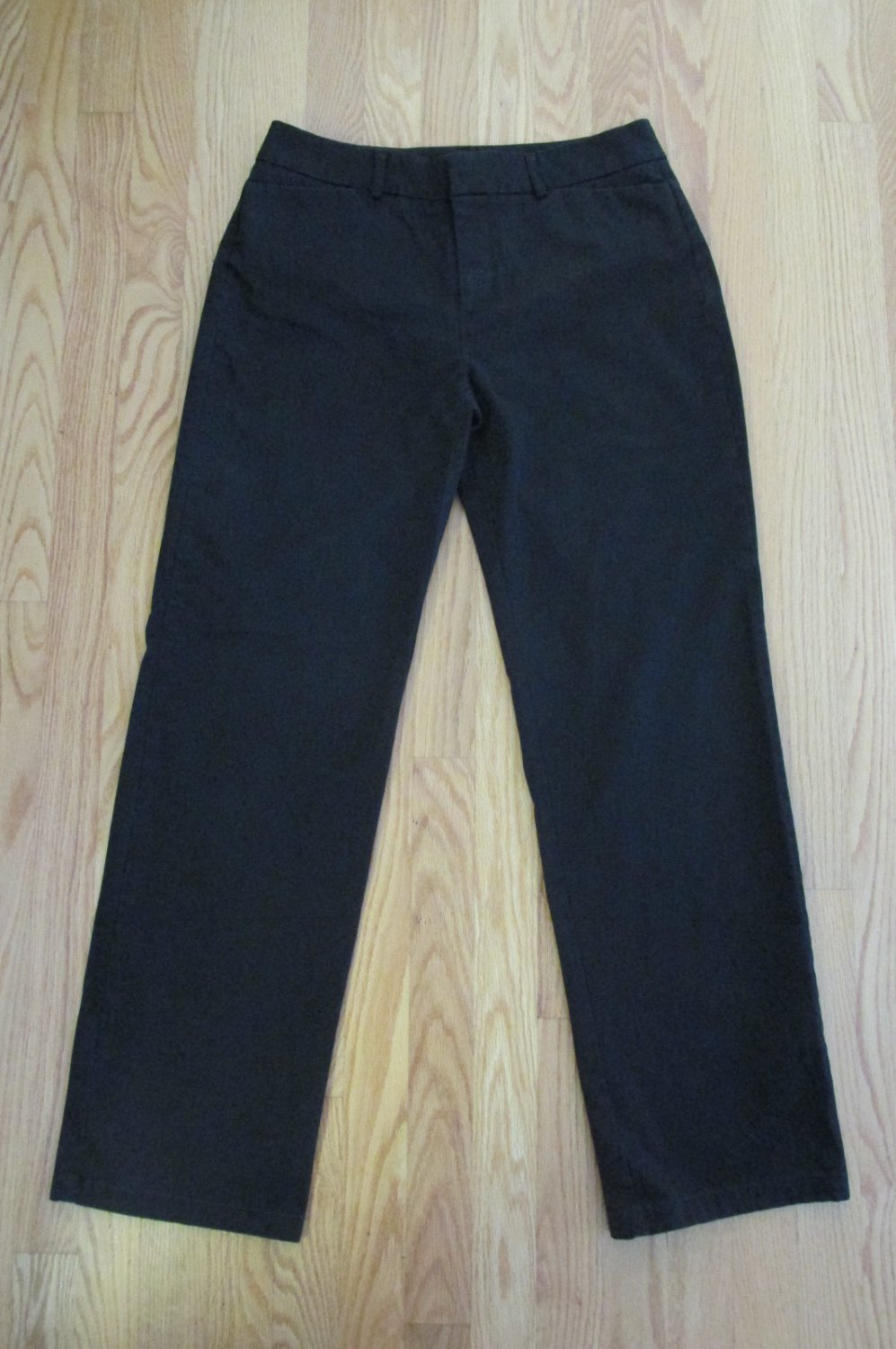 DOCKER'S WOMEN'S SIZE 30 X 30 DRESS PANTS BLACK STRETCH TROUSERS SLACKS ...
