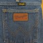 WRANGLER MEN'S SIZE 31 X 29 JEANS MED BLUE STONE WASHED BOOT CUT VINTAGE COWBOY DAD