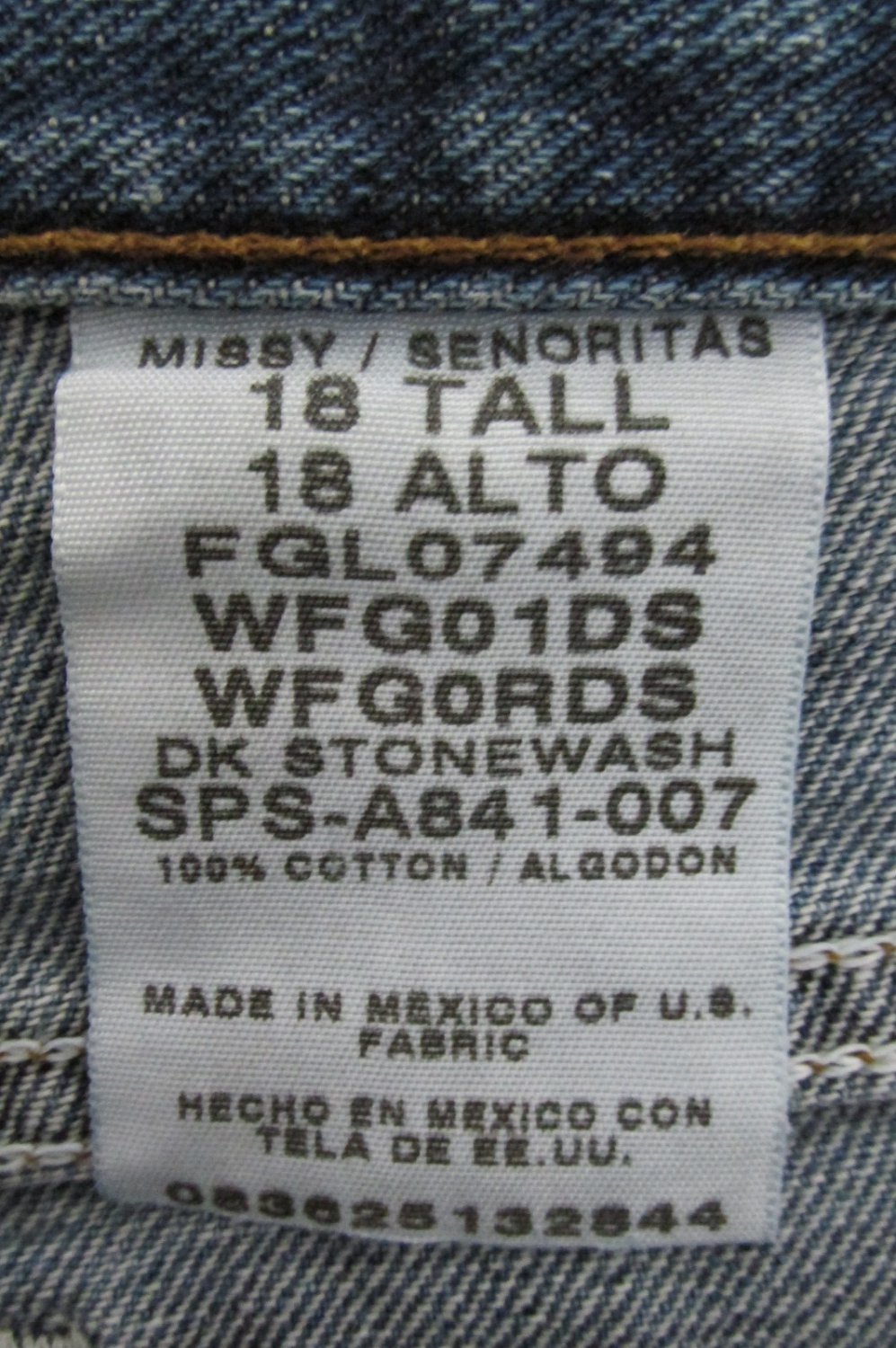 FADED GLORY WOMEN'S SIZE 18 TALL JEANS MED ASIAN DENIM CLASSIC MOM 80'S TAPERED LEGS