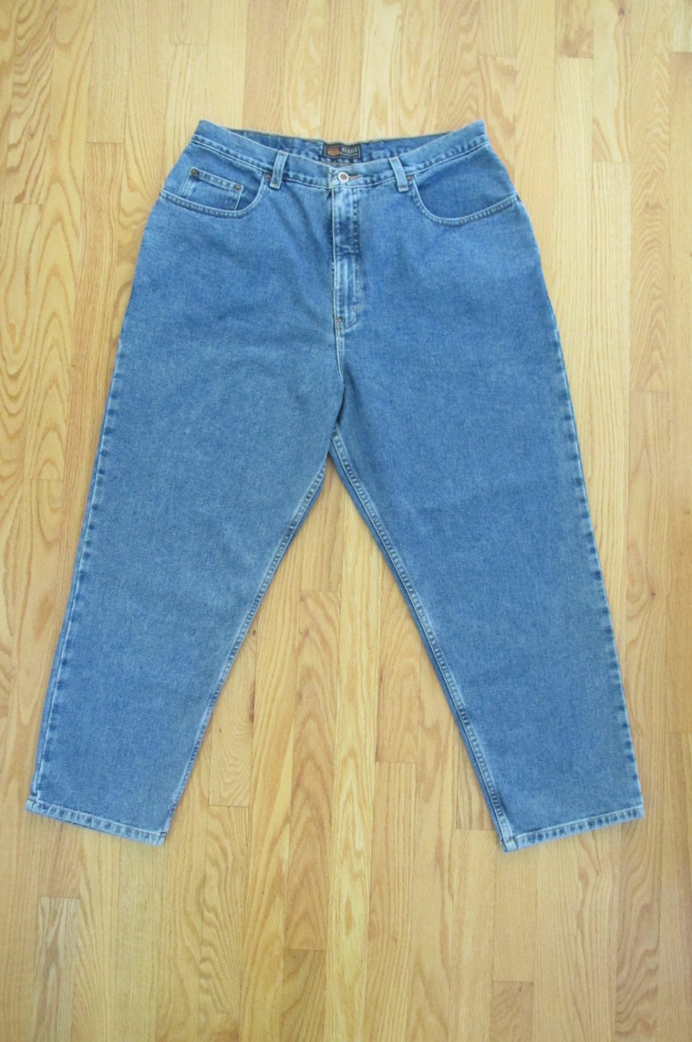ROUTE 66 WOMEN'S SIZE 18 SHORT JEANS MED BLUE STONE WASHED RELAXED FIT ...