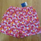 SIMPLY BASIC GIRL'S SIZE 14 / 16 SHORTS FUCHSIA PINK FLORAL JERSEY KNIT BOXERS NWT