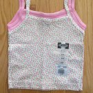 IN DESIGN GIRL'S SIZE 6 6X TANK TOP PINK GREEN FLOWER LAYERED CAMISOLE CAMI CHARM NWT