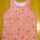 GIRL CONNECTION GIRL'S SIZE 10 / 12  TANK TOP PINK FLORAL JERSEY KNIT NWT