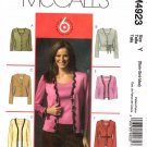 McCALL'S 4923 WOMEN'S CARDIGAN & TOP PATTERN NEW  SIZE L, XL FOR STRETCH KNITS